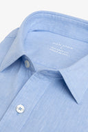 Camicia misto lino celeste-Dan John