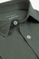 Camicia misto lino verde-Dan John