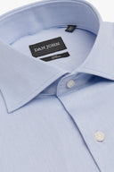 Camicia piquet celeste slim-Dan John