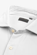 Camicia relax tech bianca slim-Dan John