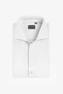 Camicia relax tech bianca slim-Dan John