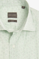 Camicia stampa geometrica menta-Dan John