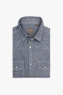 Camicia western denim slim-Dan John