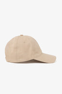 Cappello con visiera e ricamo beige-Dan John