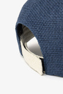 Cappello con visiera e ricamo blu-Dan John