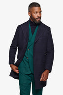 Cappotto Principe di Galles blu-Dan John