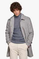 Cappotto Principe di Galles grigio chiaro-Dan John