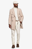 Cappotto doppiopetto cavalry beige-Dan John