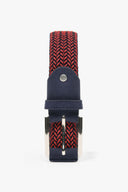 Cintura sportiva elastica spigata bicolore rossa-Dan John