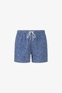 Costume da bagno motivo astratto blu