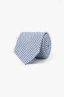 Cravatta a righe navy-Dan John