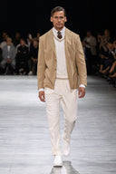 Giacca jersey beige