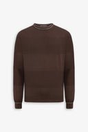 Maglia girocollo color block terra-Dan John
