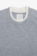 Felpa in maglia DNJ grigio-melange-Dan John