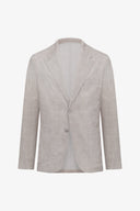 Giacca Herringbone jersey beige-Dan John