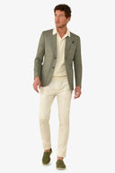 Giacca a quadri verde slim-Dan John