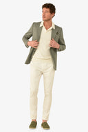Giacca a quadri verde slim-Dan John