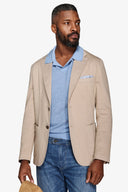 Giacca armaturata tinto capo beige slim-Dan John