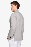 Giacca armaturata tinto capo grigio chiaro slim-Dan John