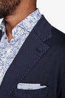 Giacca armaturata tinto capo navy slim-Dan John