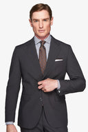 Giacca da abito classico grigio slim-Dan John