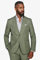 Giacca da abito fiammata verde-Dan John