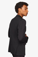 Giacca da abito in jersey stretch relax tech nero slim-Dan John