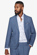 Giacca da abito misto lino Herringbone avion-Dan John