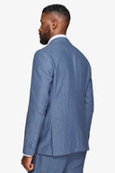 Giacca da abito misto lino Herringbone avion-Dan John
