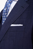 Giacca da abito overcheck blu-Dan John