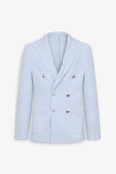 Giacca doppiopetto jersey DNJ cielo-Dan John