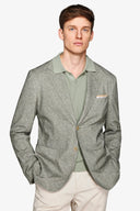 Giacca fantasia jersey verde-Dan John