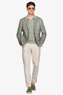 Giacca fantasia jersey verde-Dan John