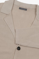 Giacca in maglia chicco di riso beige-Dan John