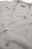 Giacca in maglia doppiopetto ecru-Dan John