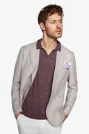 Giacca principe di galles melange lavanda slim-Dan John