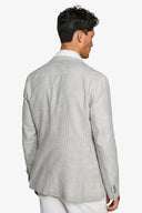 Giacca principe di galles melange polvere slim-Dan John