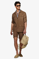 Giacca sahariana armaturata terra-Dan John