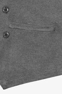Gilet doppiopetto in maglia grigio-Dan John