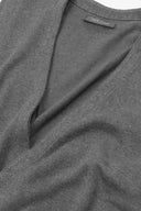 Gilet doppiopetto in maglia grigio-Dan John