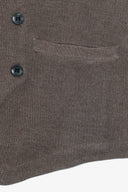 Gilet doppiopetto in maglia tortora-Dan John