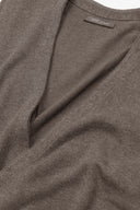 Gilet doppiopetto in maglia tortora-Dan John