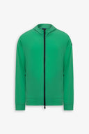Giubbino modello felpa full zip DNJ verde-Dan John