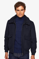 Giubbotto stile aviatore blu-Dan John