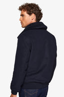 Giubbotto stile aviatore blu-Dan John
