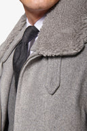 Giubbotto stile aviatore grigio-Dan John