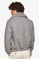 Giubbotto stile aviatore grigio-Dan John
