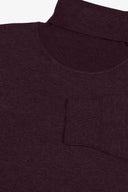 Maglia dolcevita basic bordeaux-Dan John