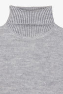 Maglia dolcevita lambswool grigio chiaro-Dan John