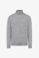 Maglia dolcevita lambswool grigio chiaro-Dan John